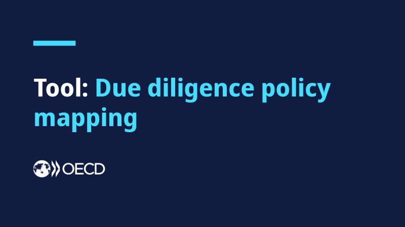 OECD Launches New Tool for Comparing Due Diligence Policies